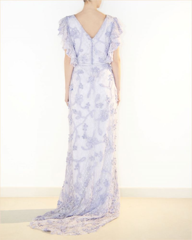 VESTIDO ENCAJE LILA BOURET DETRÁS